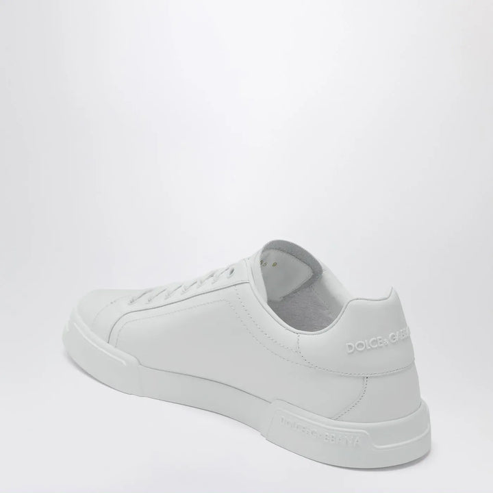Dolce&amp;Gabbana - White Portofino Sneakers in leather Brand Shoes