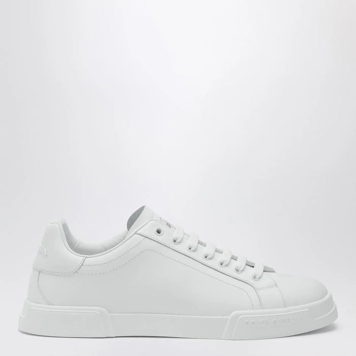 Dolce&amp;Gabbana - White Portofino Sneakers in leather Brand Shoes 39 IT
