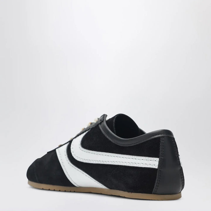 Dries Van Noten - Black/white leather and suede Sneakers Brand Shoes 40 IT