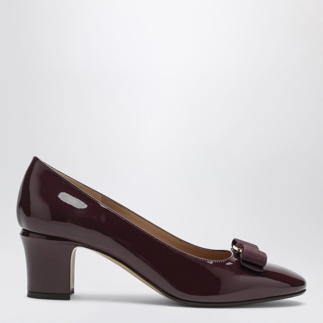 Shoes Ferragamo - Plum Vara Bow Pumps Brand