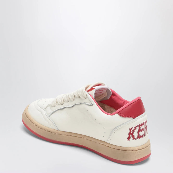 Golden Goose - Ball Star sneakers in white/red Brand Shoes