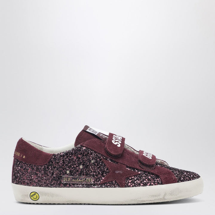Shoes Golden Goose - Old School sneakers in burgundy glitter Brand