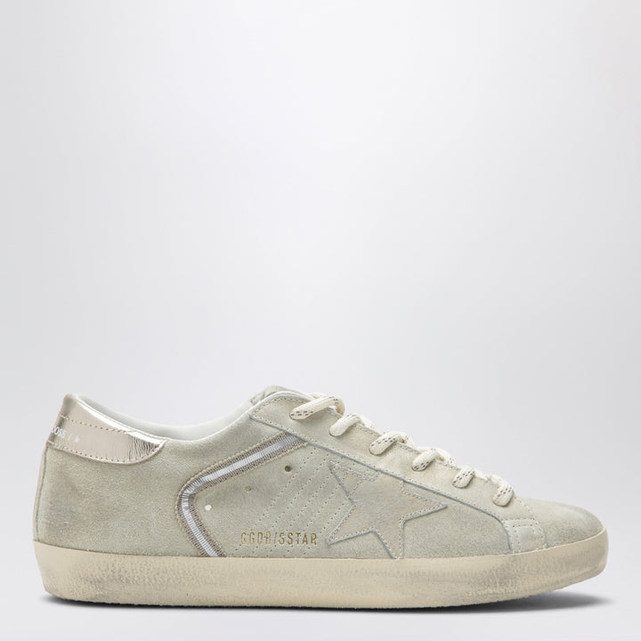 Shoes Golden Goose - Super-Star beige/platinum suede sneakers Brand