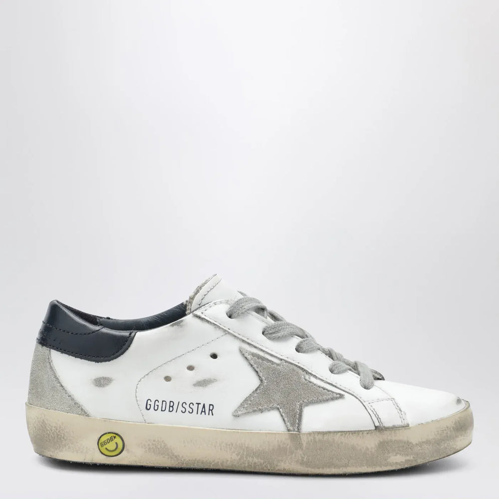 Golden Goose - Super-star Sneakers in vintage white/navy blue Brand Shoes 22