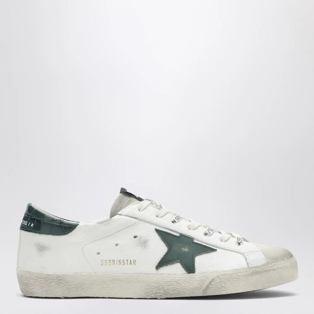 Golden Goose - Super-Star Sneakers in white/green Brand Shoes 40 IT