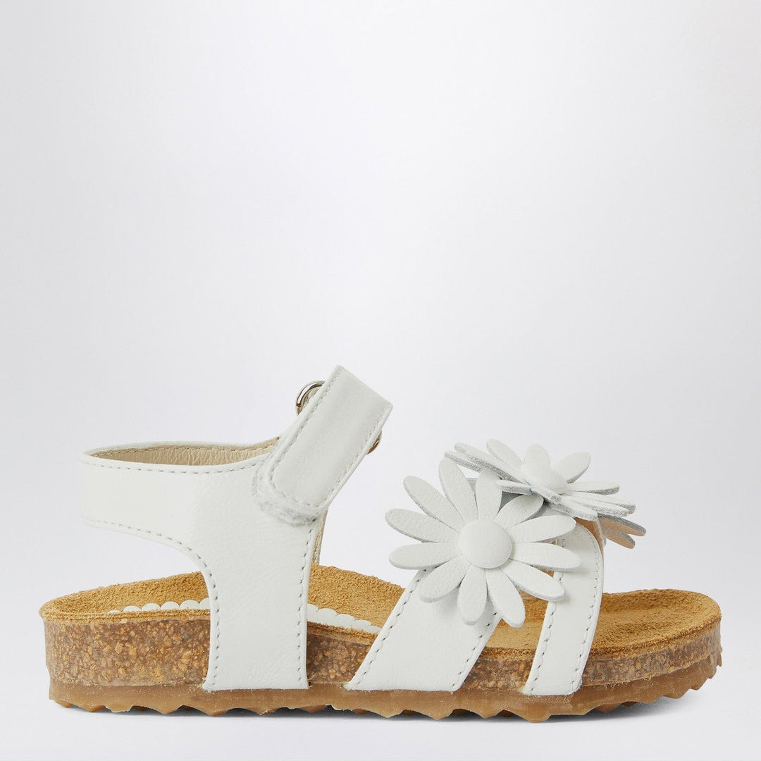 Shoes 20 Il Gufo - White sandal with applied flowers Brand