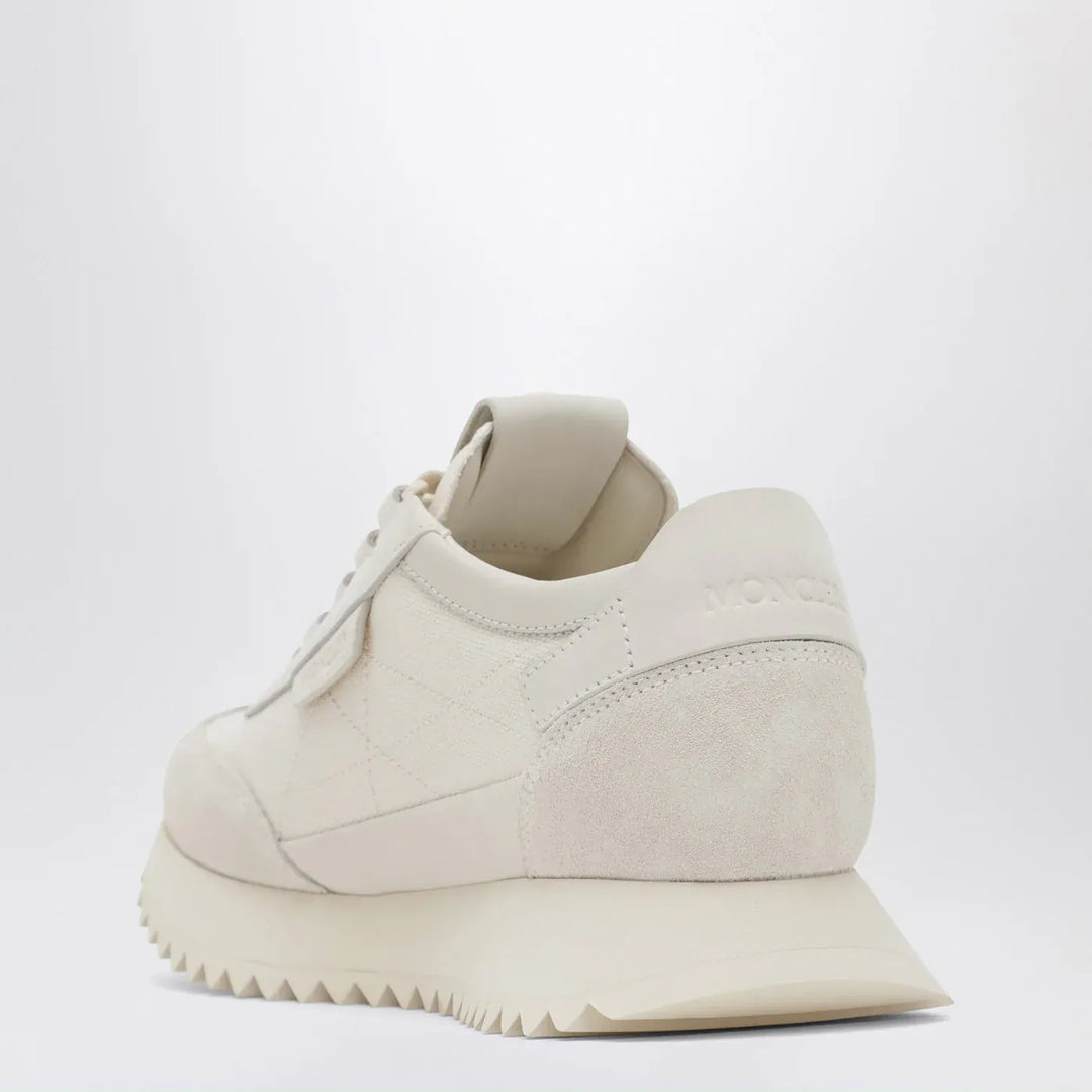 Moncler - Pacey2 Sneakers in beige canvas and leather Brand Shoes