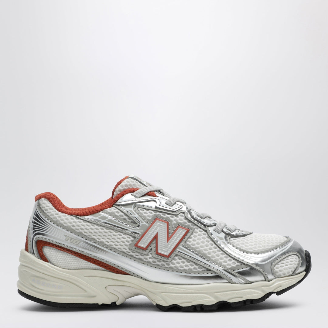 Shoes New Balance - 740 Bungee Lace Silver Metallic / Cinnamon sneakers Brand