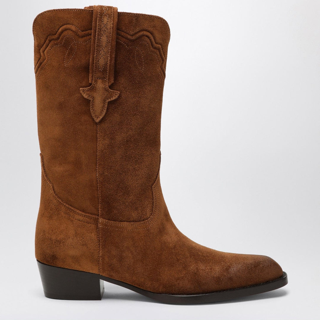 Shoes Paris Texas - Hilda boots in Cognac suede Brand