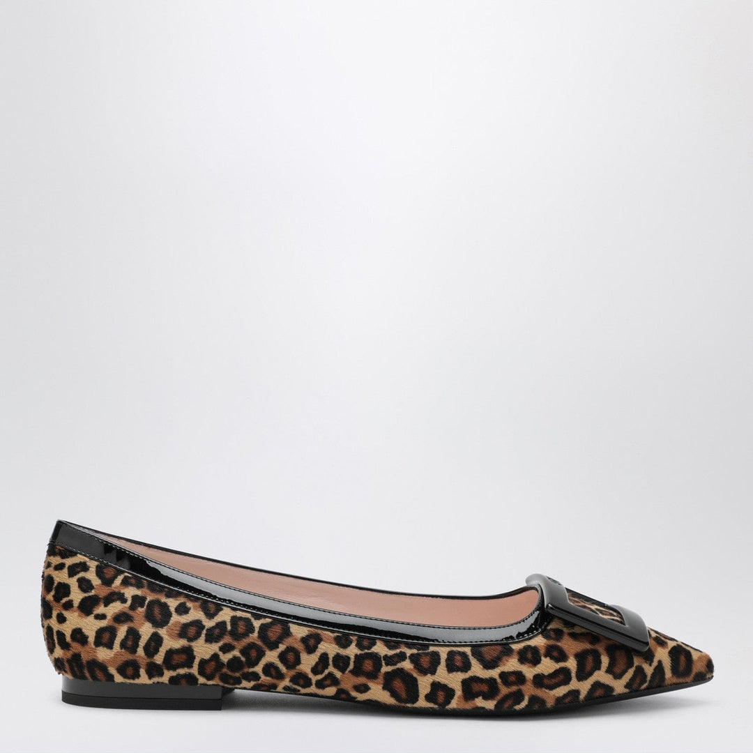 Shoes ROGER VIVIER - Gommettine ballerina leopard print pony skin Brand