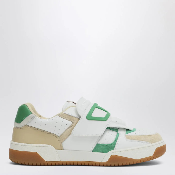 Valentino Garavani - Sneakers Low Top Joie De Jouer white/beige/green Brand Shoes 40 IT