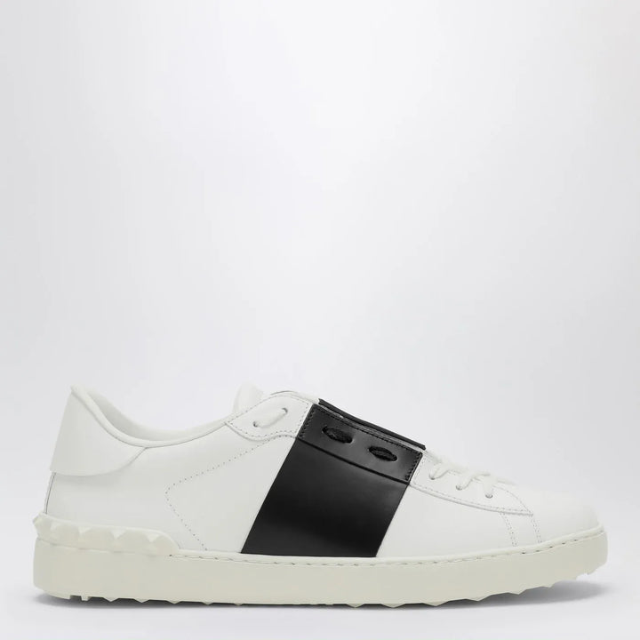 Valentino Garavani - White/Black Open Sneakers Brand Shoes 39 IT