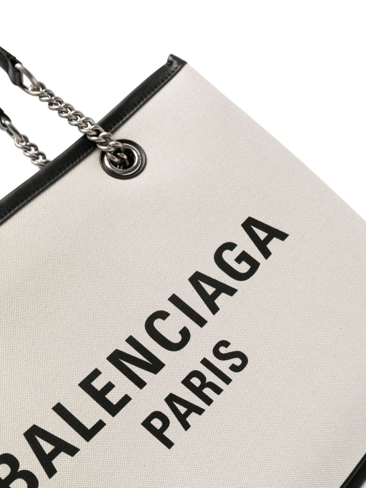 Balenciaga Shopper UNI Balenciaga Logo Print Canvas Tote Bag Balenciaga Logo Print Canvas Tote Bag Brand