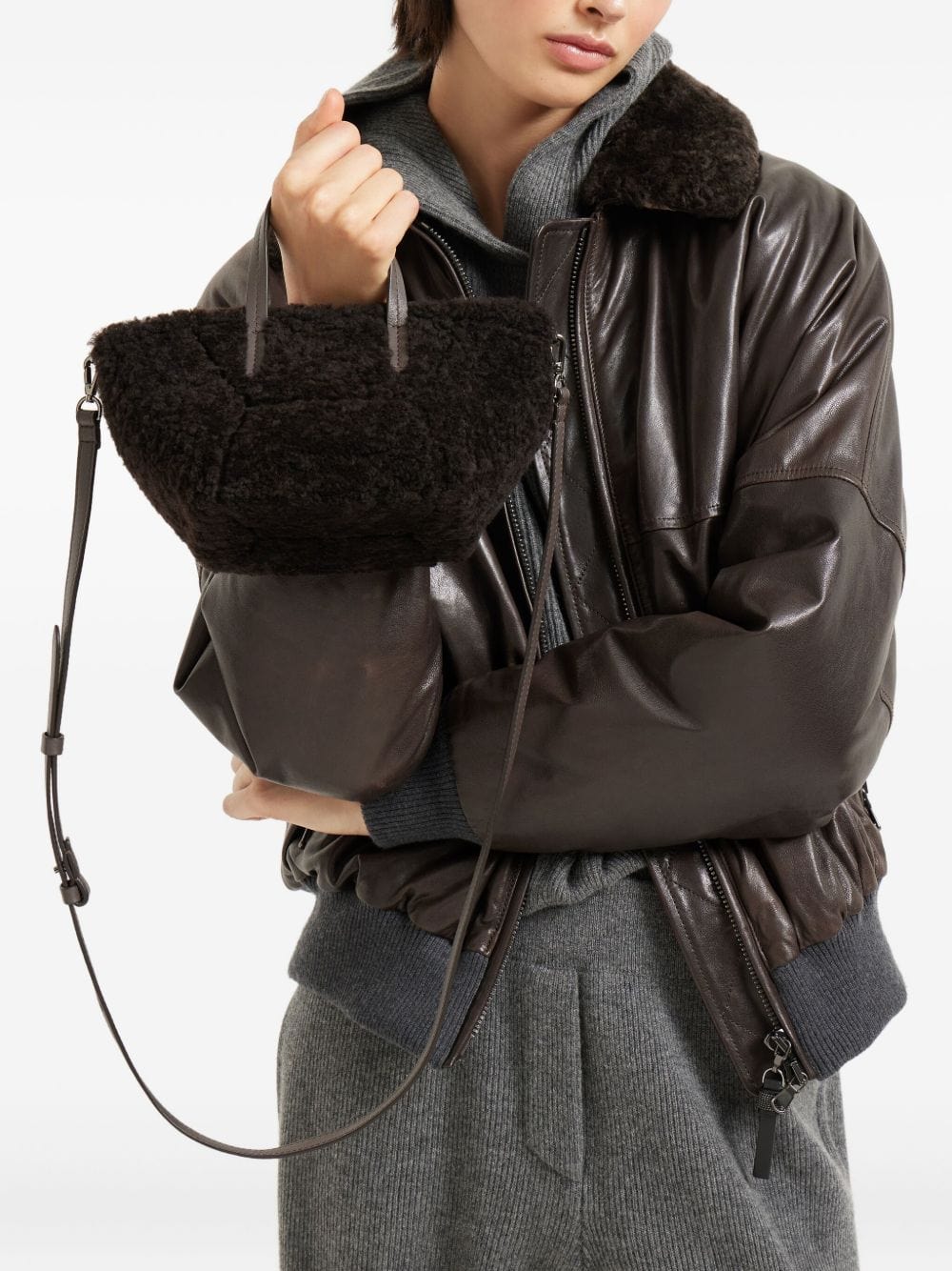 Brunello Cucinelli Shopper UNI Brunello Cucinelli Shoulder Bag Brown Brunello Cucinelli Shoulder Bag Brown Brand