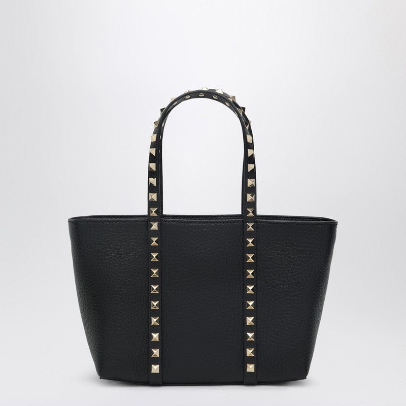 Valentino Garavani Shopper UNI Valentino Garavani Black Leather Mini Rockstud Tote Bag Valentino Garavani Black Leather Mini Rockstud Tote Bag Brand