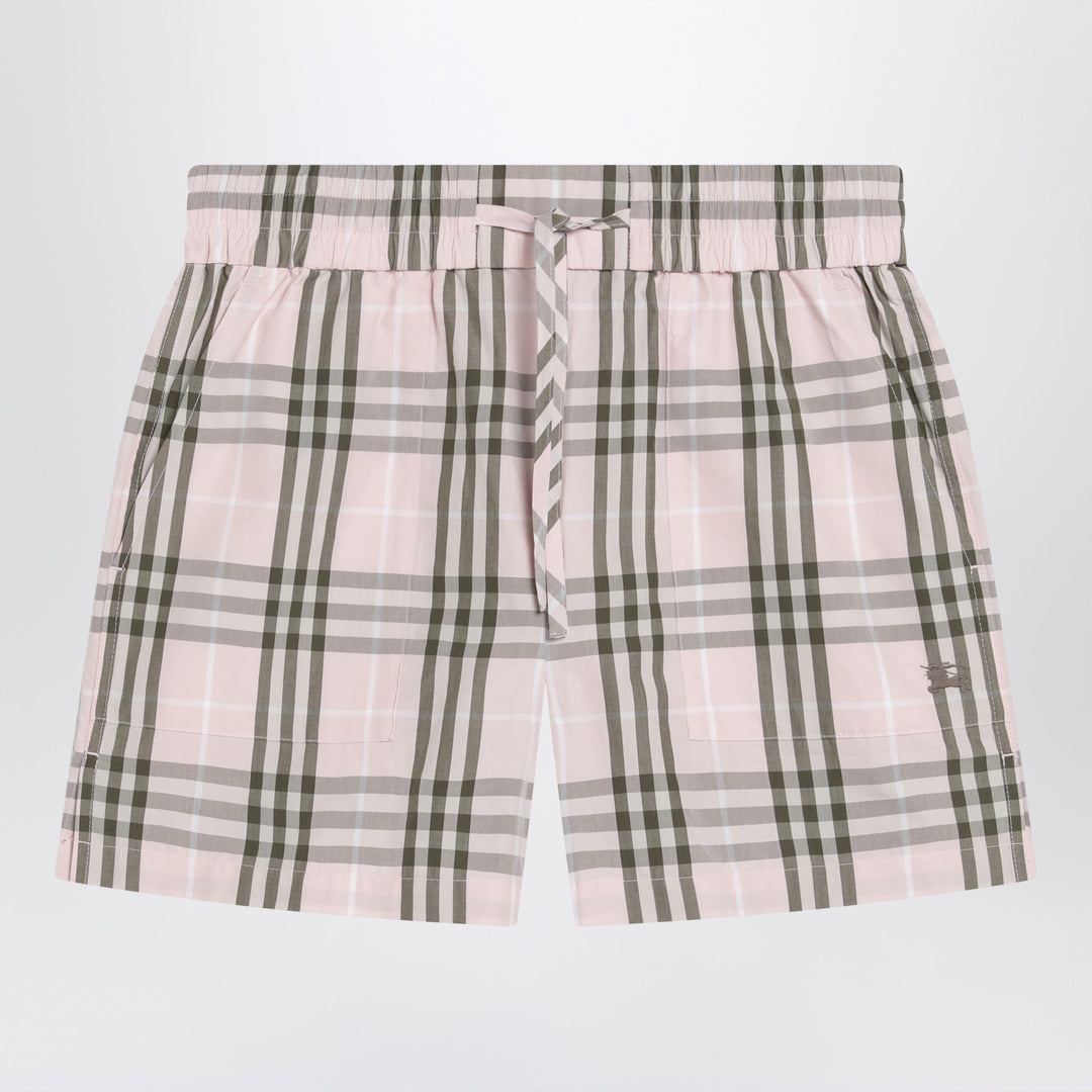 Shorts Burberry - Pink Mallow check pattern shorts Brand