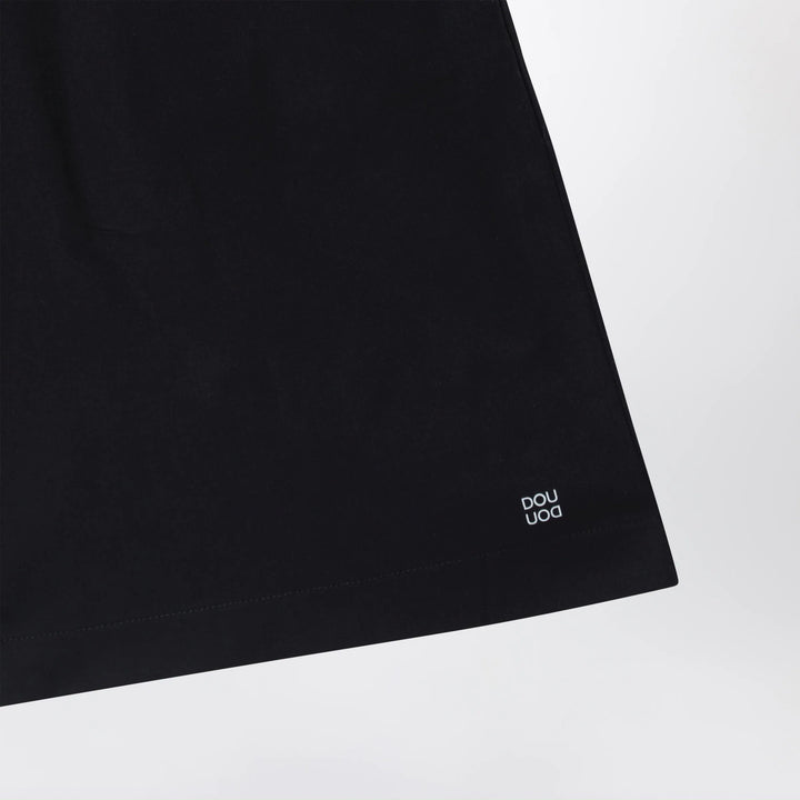Douuod - Primula black bermuda shorts in cotton poplin Brand Shorts