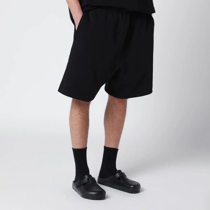 Entire Studios - Black cotton Scuba shorts Brand Shorts