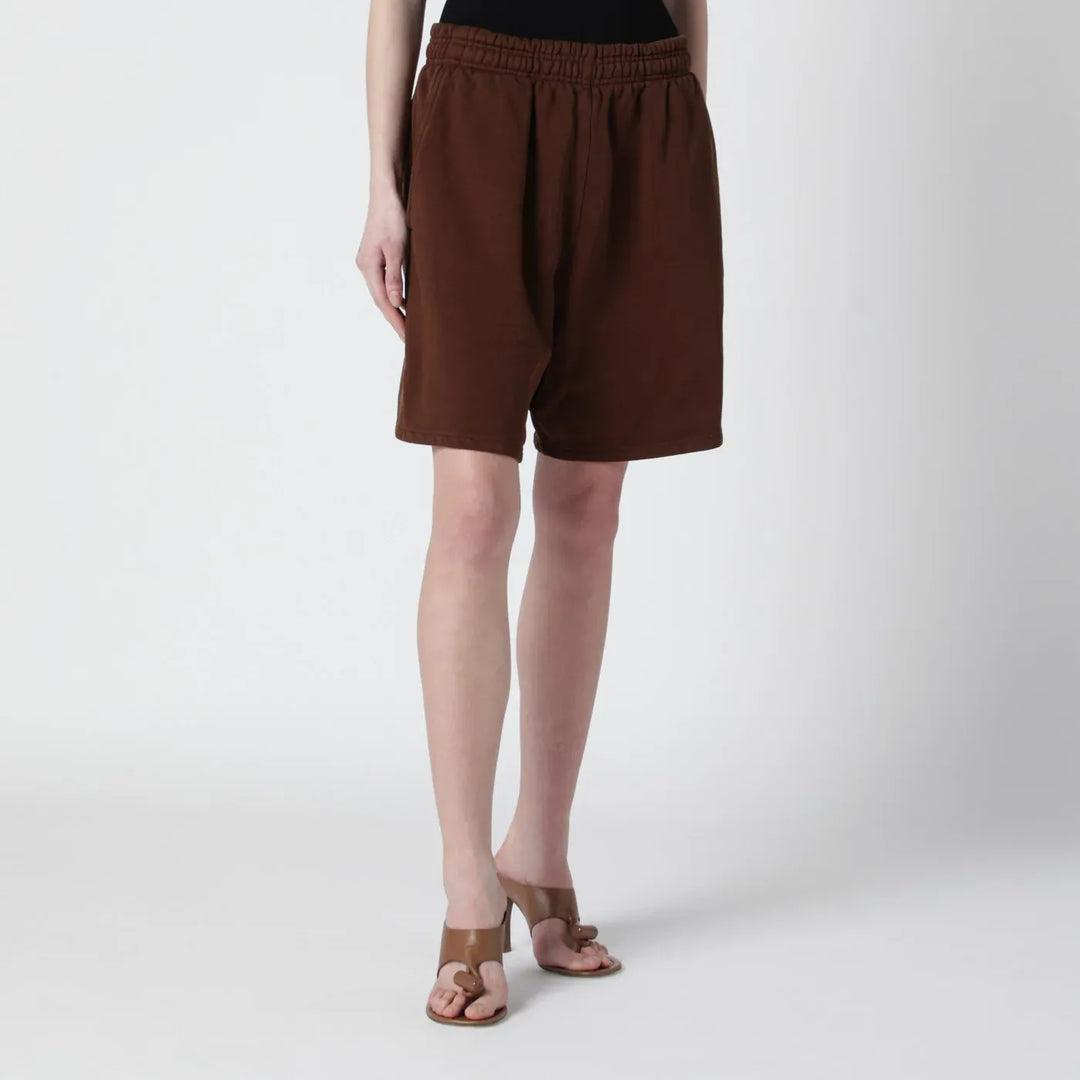 Entire Studios - Brown cotton jogging Shorts Brand Shorts XS