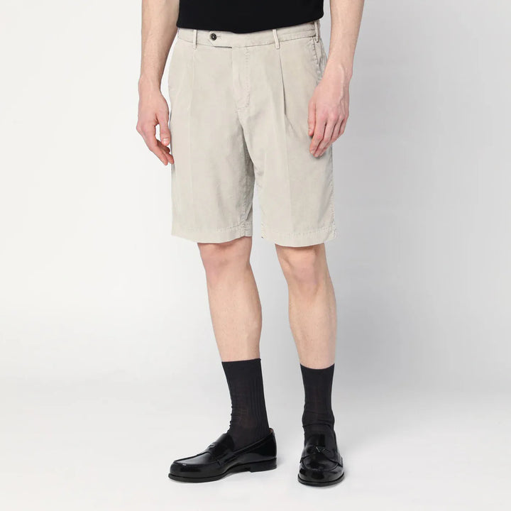 PT Torino - Beige cotton bermuda shorts Brand Shorts 46 IT