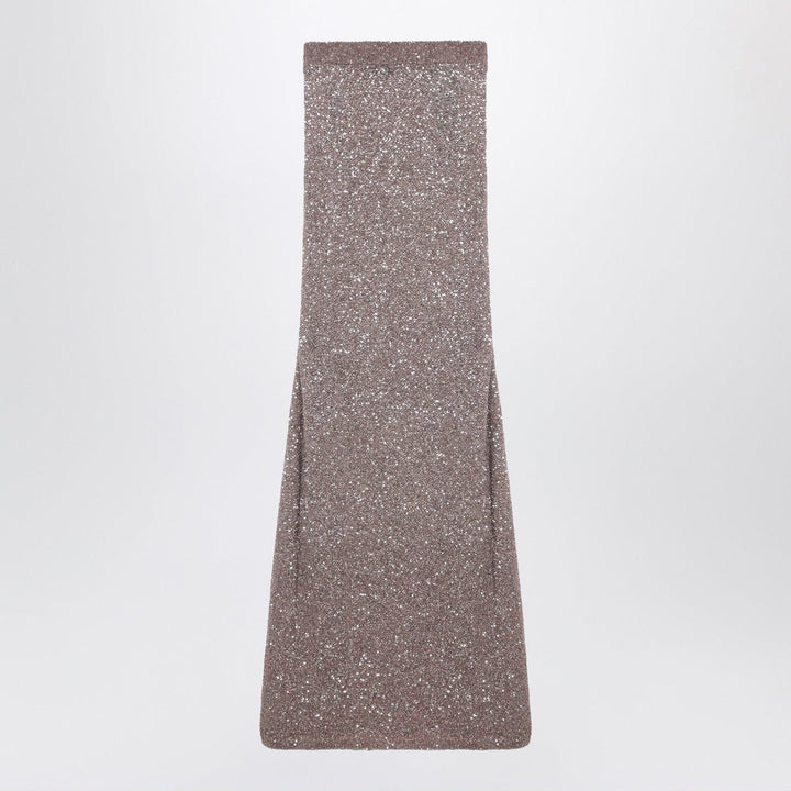 Skirts S Balenciaga - Light brown/silver maxi skirt with sequins Brand