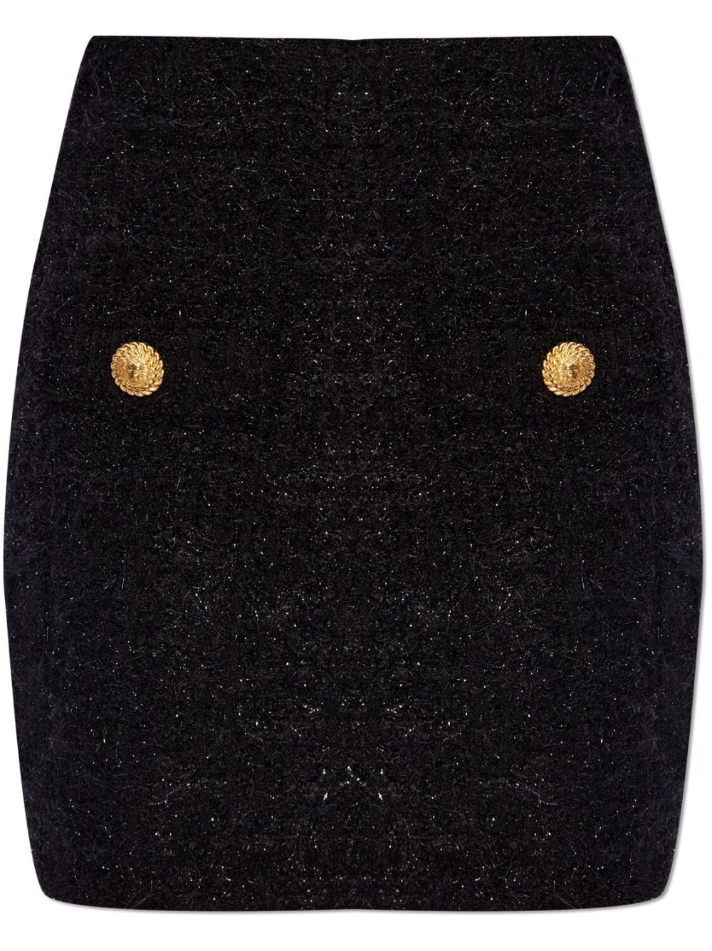 Balmain Skirts Balmain Bouclé Skirt Balmain Black Bouclé Skirt Brand