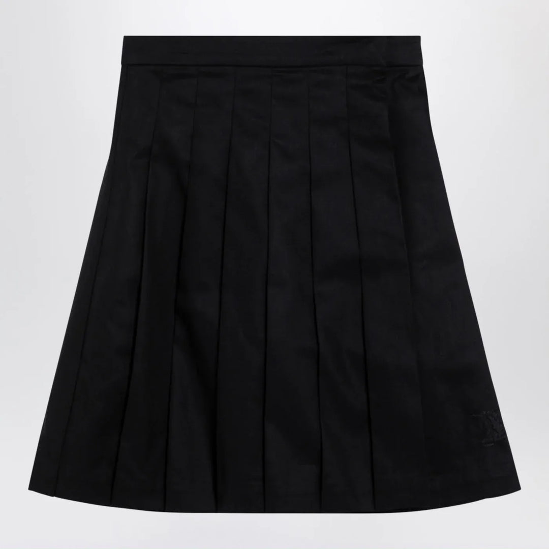 Burberry - Black cotton-blend skirt Brand Skirts 3