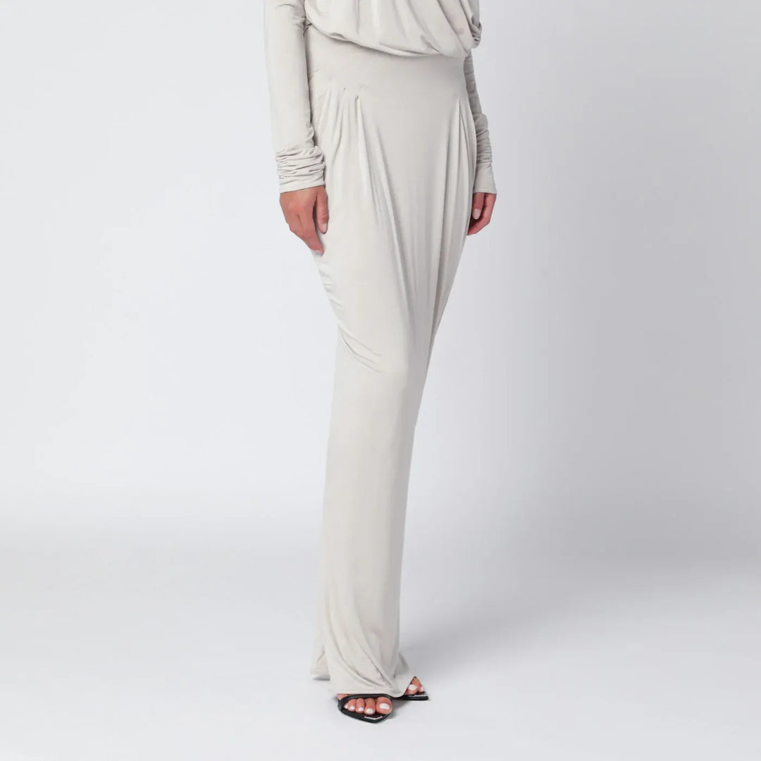 Entire Studios - Ivory draped long skirt Brand Skirts