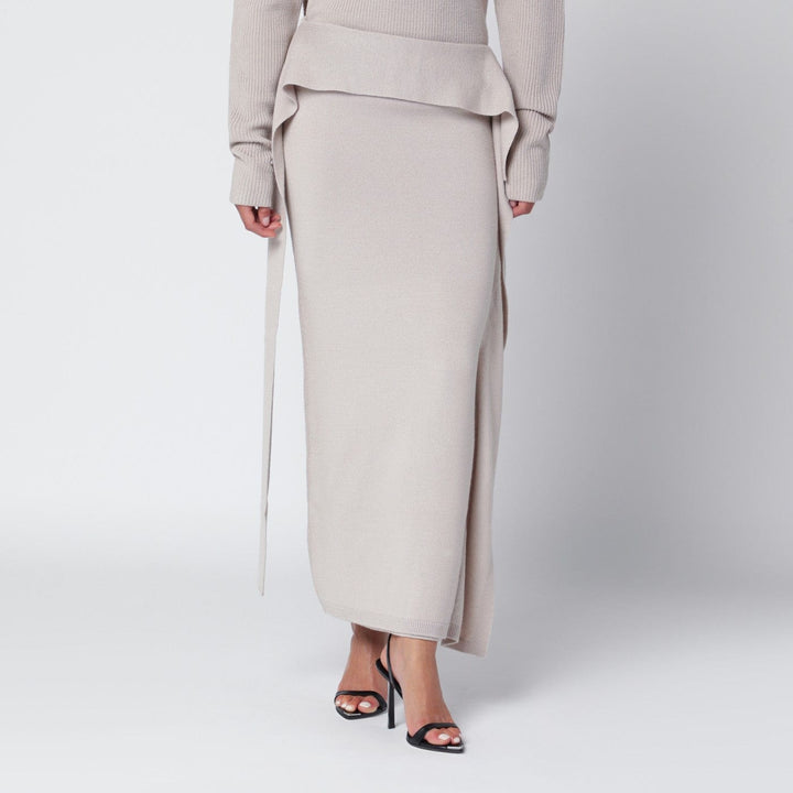 Skirts M/L Entire Studios - Light beige long wool skirt Brand