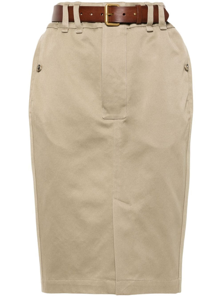 Saint Laurent Skirts 40 Saint Laurent Skirts Beige Saint Laurent Beige Skirt | Timeless Design | Luxurious Craftsmanship Brand
