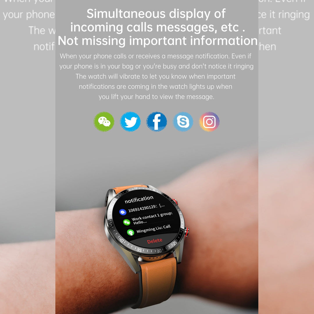 Italian Luxury Group Smart Watches Smart Business Calls Watch Air Pod Connect Amoled High Definition Screen Heart Rate Oximetry Brand