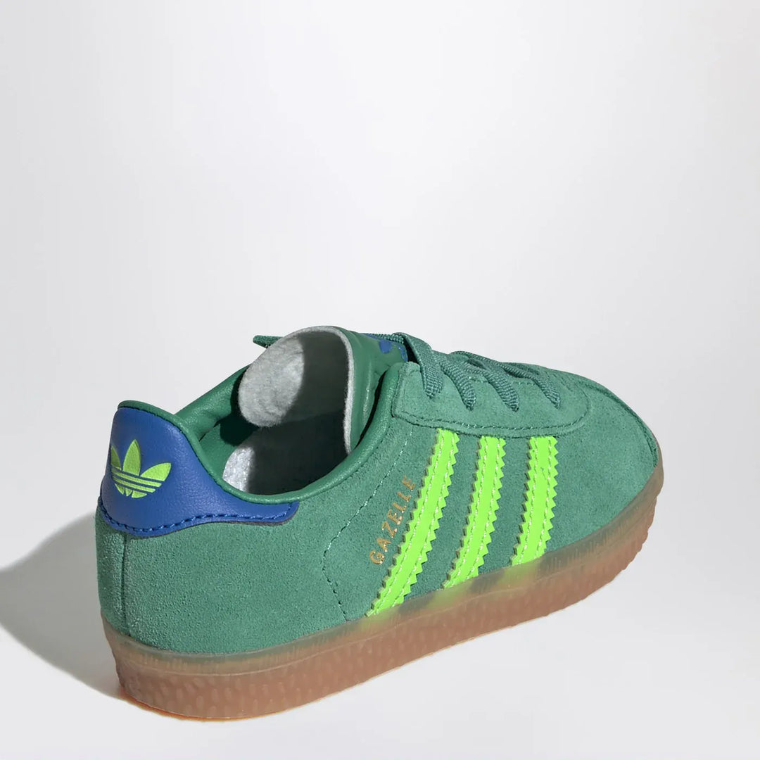 adidas Originals - Green Gazelle Sneakers with elastic laces Brand Sneakers 22