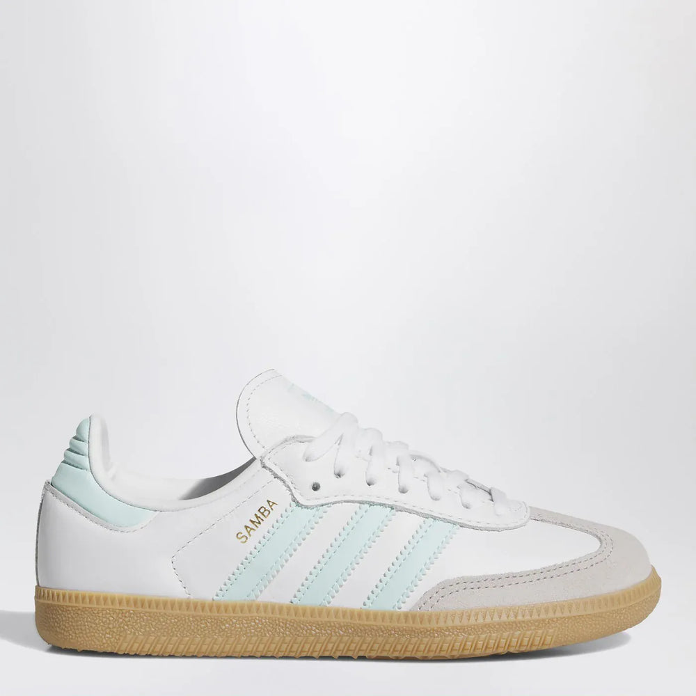 adidas Originals - Samba OG white/aquamarine sneaker Brand Sneakers 6.5