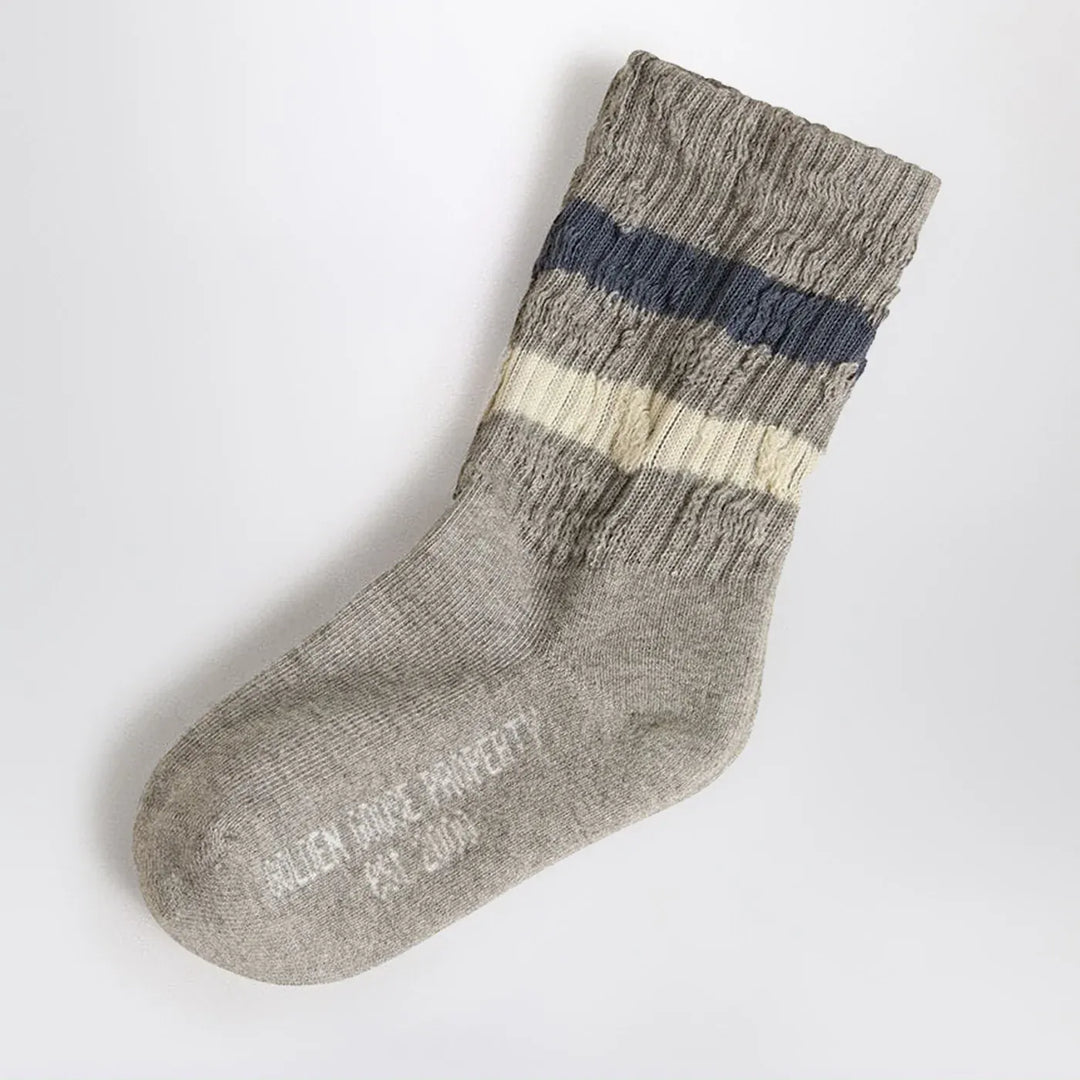 Golden Goose - Grey socks in cotton blend Brand Socks 6Y