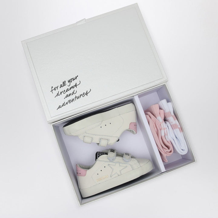 Socks Golden Goose - Set Sneaker Baby School white/pink with socks Brand