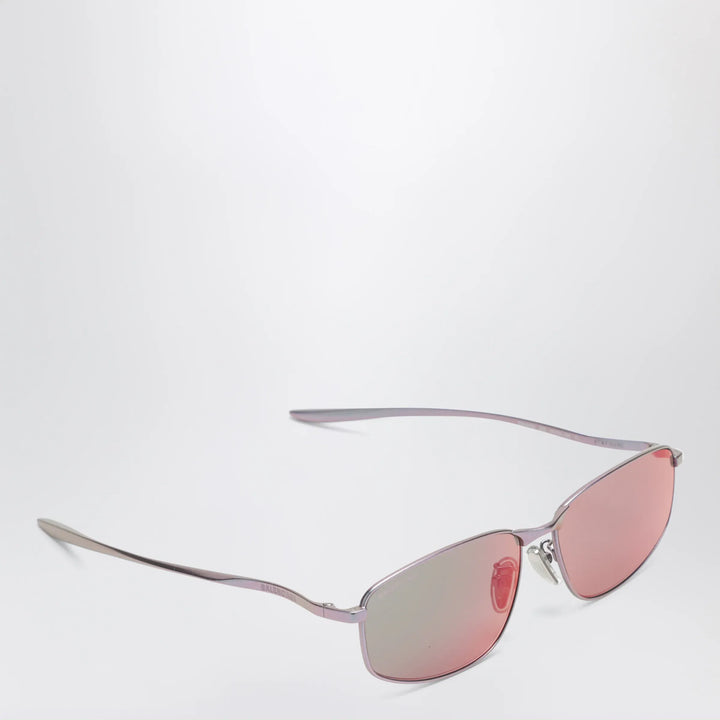 Balenciaga - Rectangular Pink Metallic sunglasses Brand Sunglasses TU
