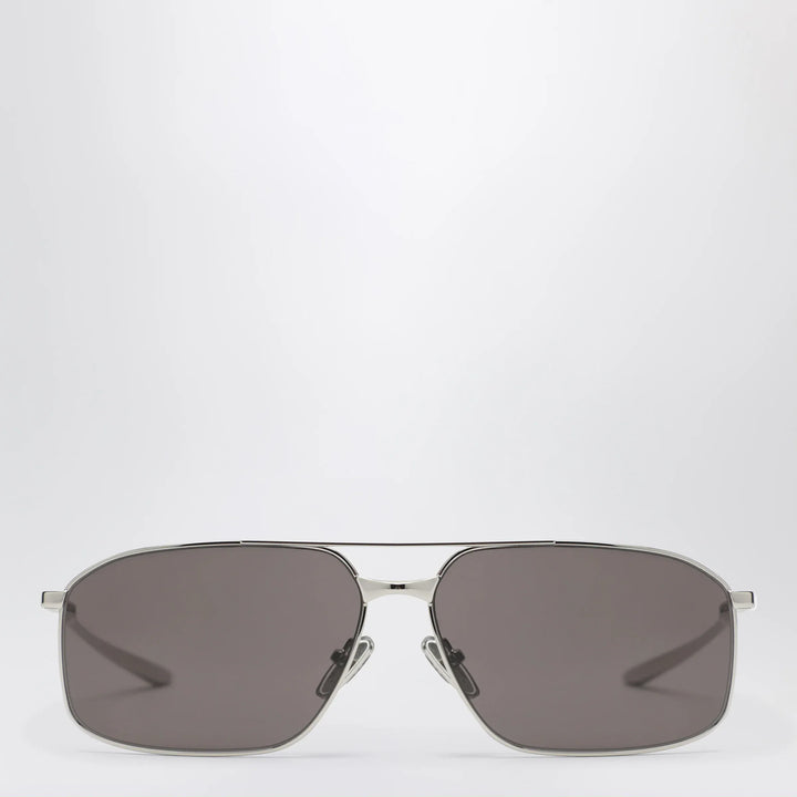 Balenciaga - Rectangular Silver/Black sunglasses Brand Sunglasses TU