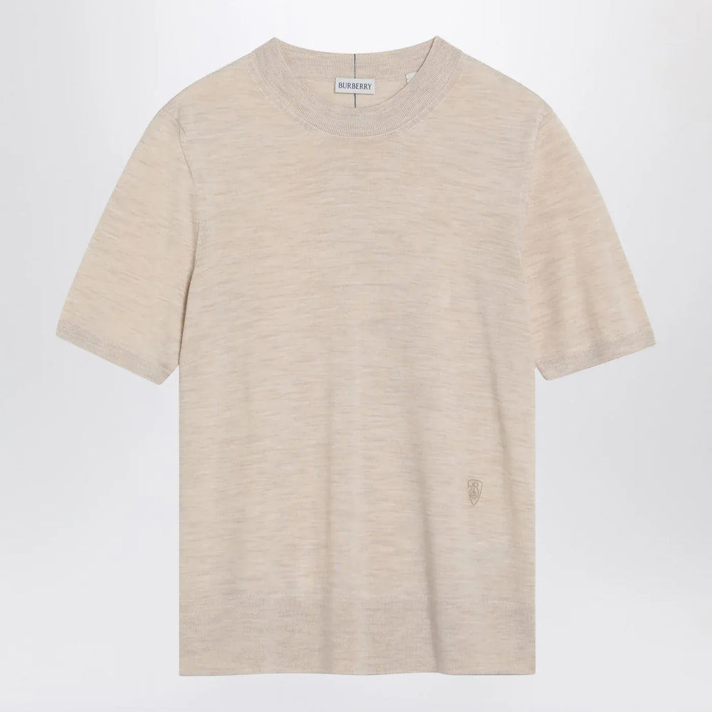 Burberry - Beige wool sweater Brand Sweater M