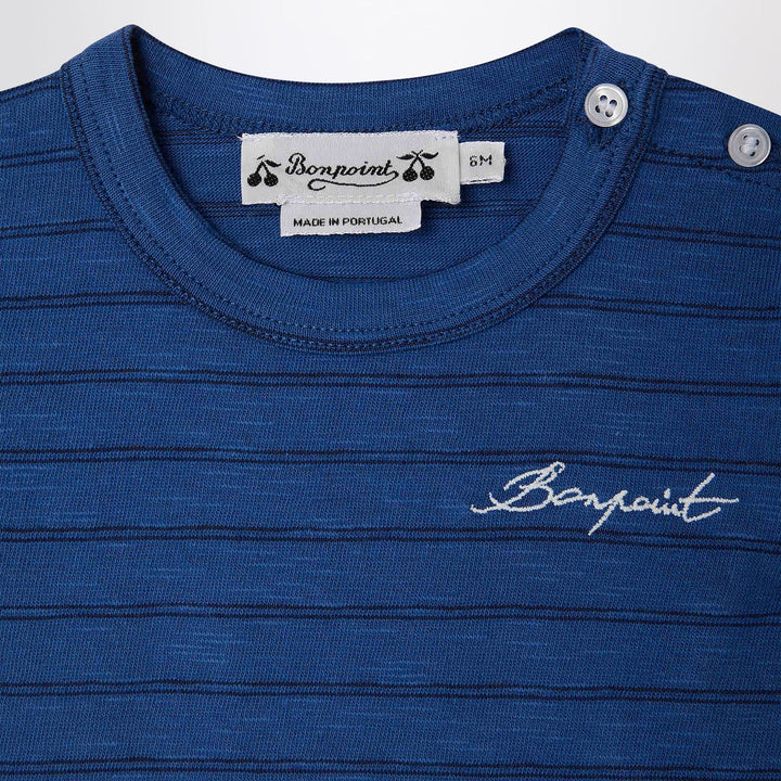 Bonpoint - Tom blue striped T-shirt Brand T-Shirt