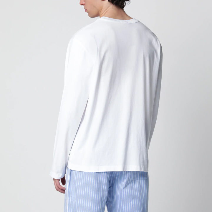 Tekla - White long-sleeve T-shirt Brand T-Shirt