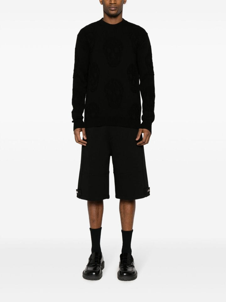 Alexander McQueen Topwear Alexander McQueen Sweaters Black Alexander McQueen Sweaters Black Brand