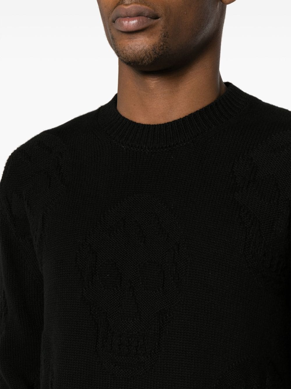 Alexander Mcqueen Topwear S Alexander McQueen Sweaters Black Alexander McQueen Sweaters Black Brand
