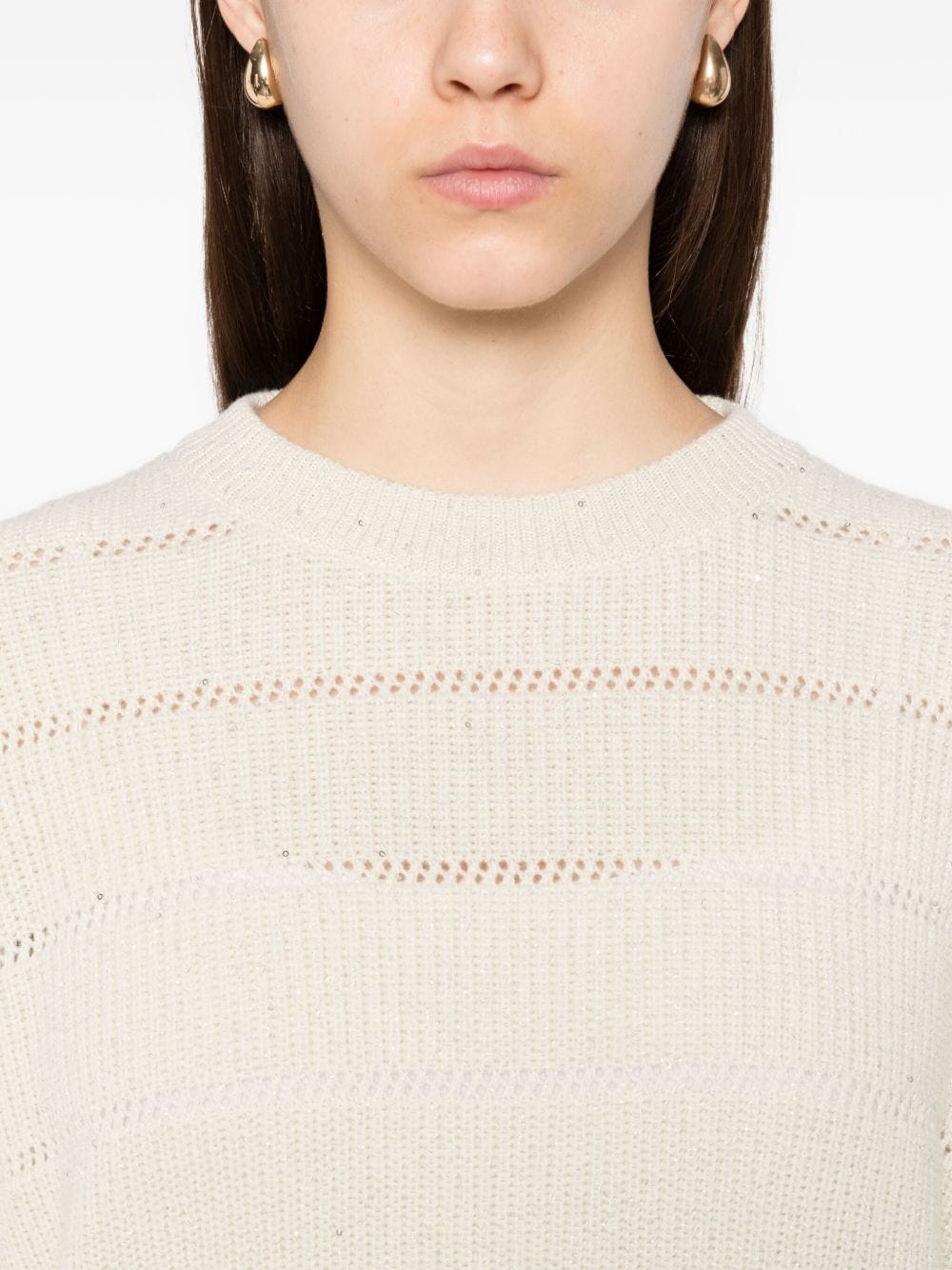 Brunello Cucinelli Topwear Brunello Cucinelli Sweaters Beige Brunello Cucinelli Sweaters Beige Brand