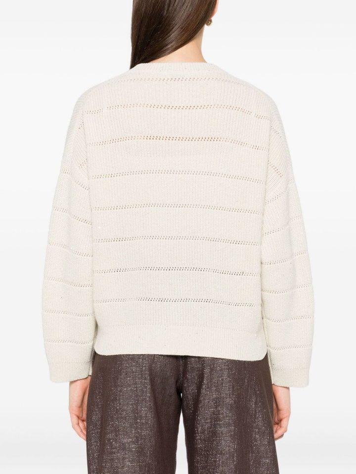 Brunello Cucinelli Topwear Brunello Cucinelli Sweaters Beige Brunello Cucinelli Sweaters Beige Brand