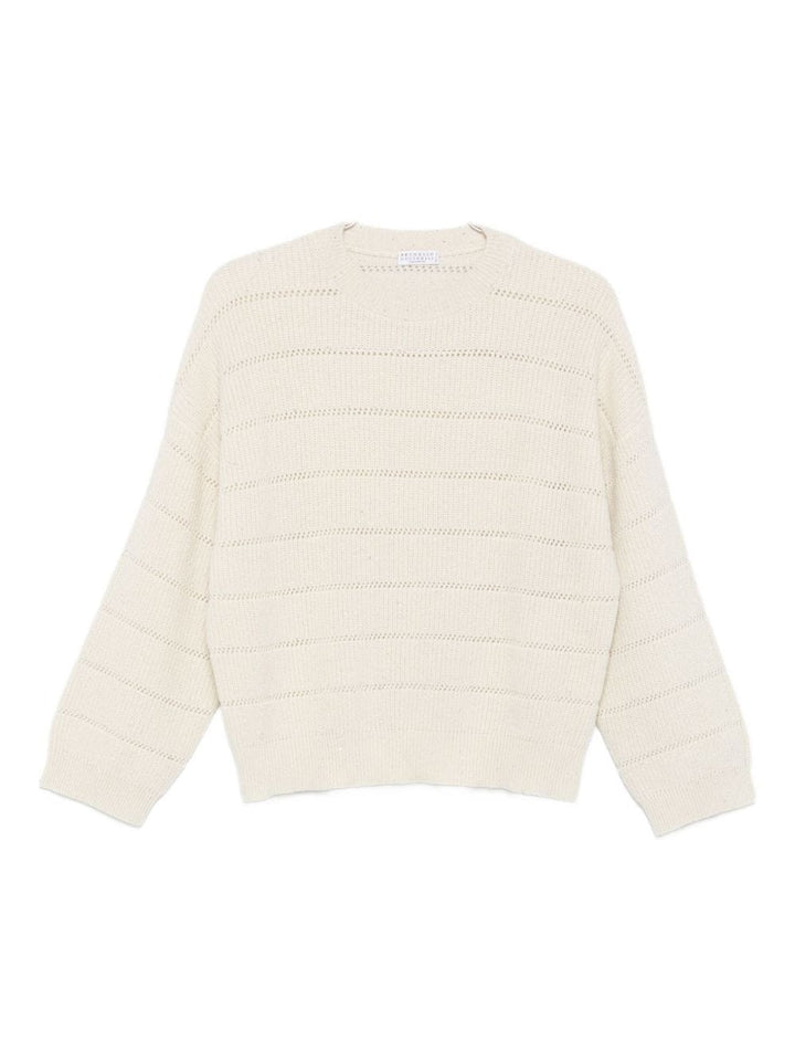 Brunello Cucinelli Topwear Brunello Cucinelli Sweaters Beige Brunello Cucinelli Sweaters Beige Brand