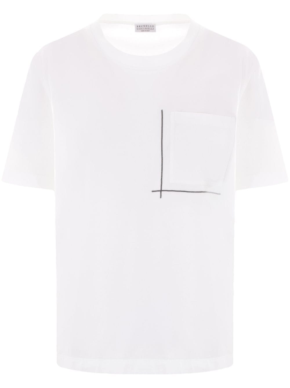 Brunello Cucinelli Topwear S Brunello Cucinelli T-shirts and Polos White Brunello Cucinelli T-shirts and Polos White Brand