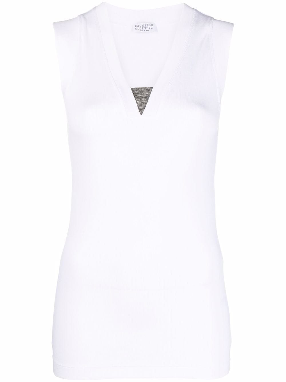 Brunello Cucinelli Topwear XS Brunello Cucinelli Top White Brunello Cucinelli Top White Brand