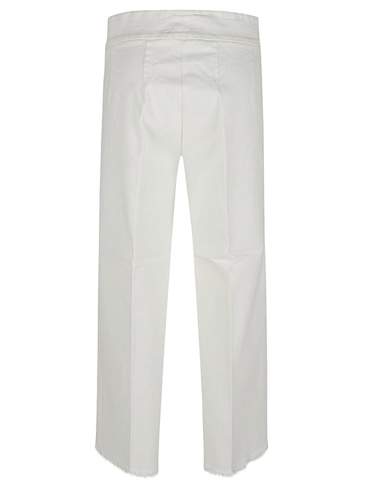Avenue Montaigne Trousers AVENUE MONTAIGNE Trousers White AVENUE MONTAIGNE Trousers White Brand