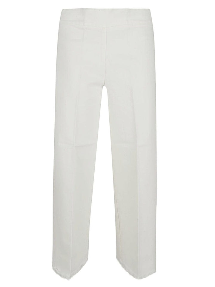 Avenue Montaigne Trousers AVENUE MONTAIGNE Trousers White AVENUE MONTAIGNE Trousers White Brand