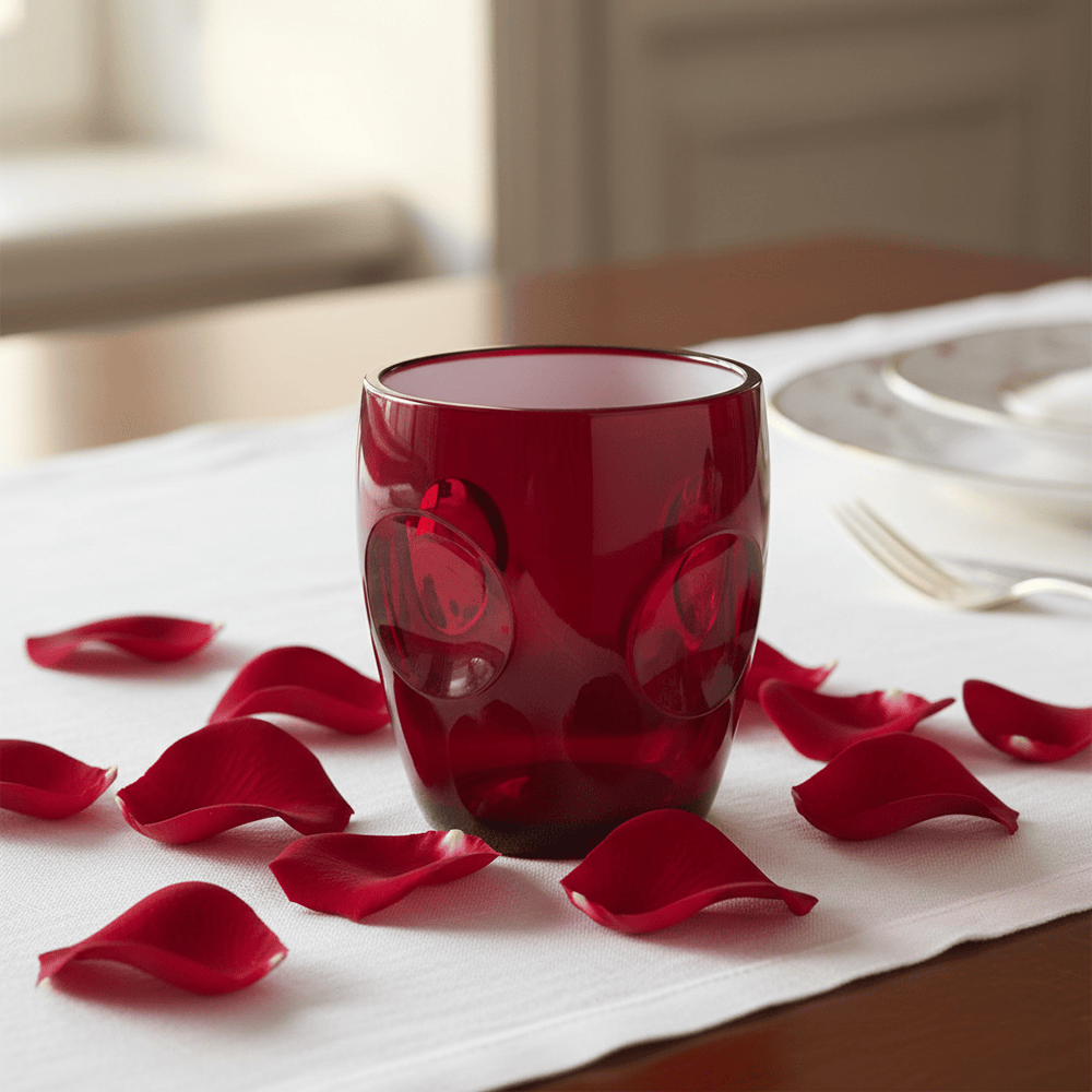 Mario Luca Giusti Fisheye Set of 2 Tumblers Red Brand Tumblers